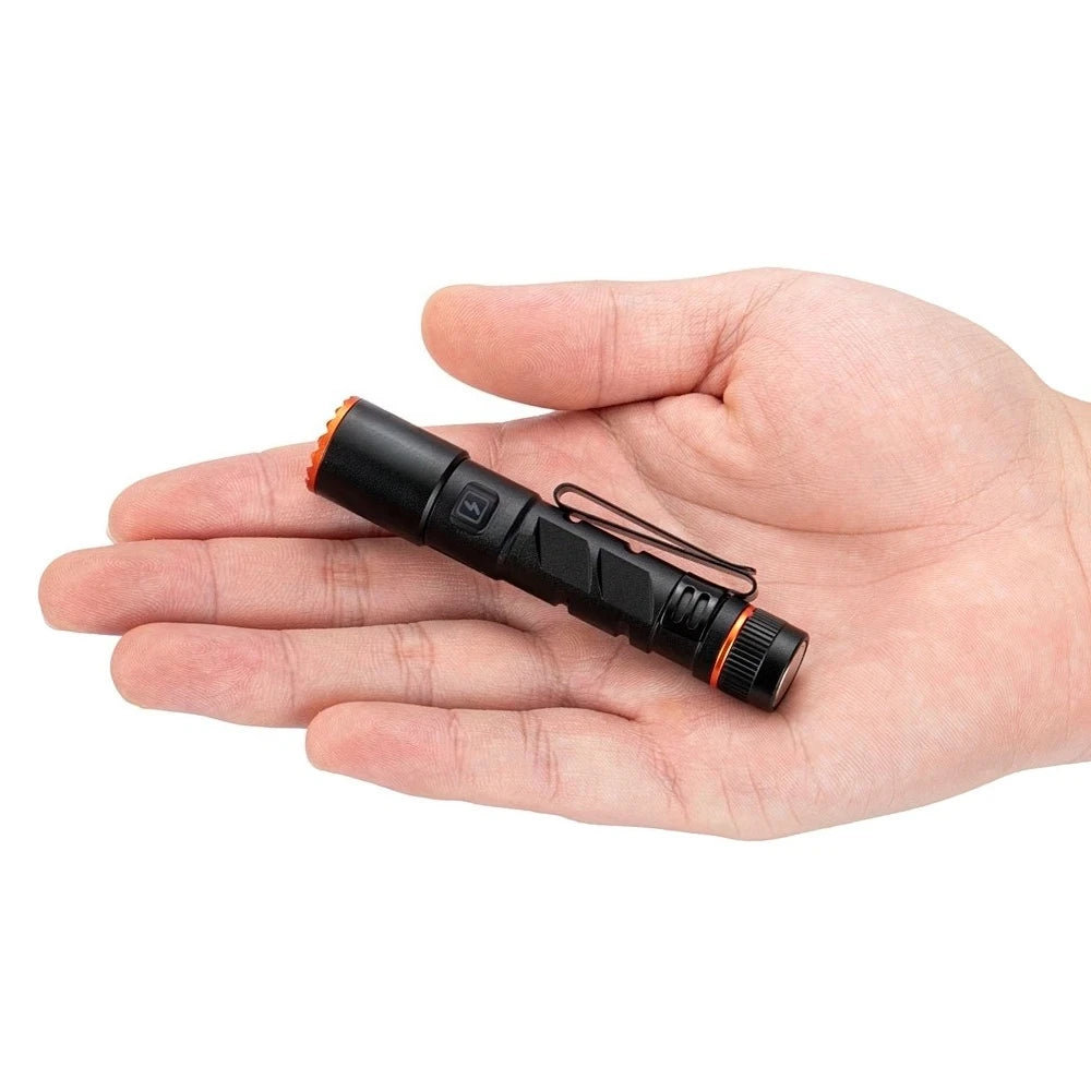 Mini Zoom EDC High Bright Pen Flashlight USB Rechargeable Magnet Portable Small Torch Outdoor Camping Hiking Emergency Lighting