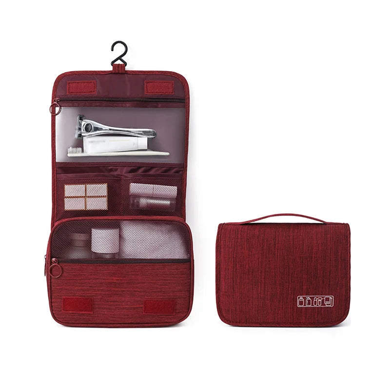 Oxford Fabric Men Business Portable Storage Bag Toiletries Organizer Women Cosmetic Bag Waterproof Hanging Travel Wash Pouch