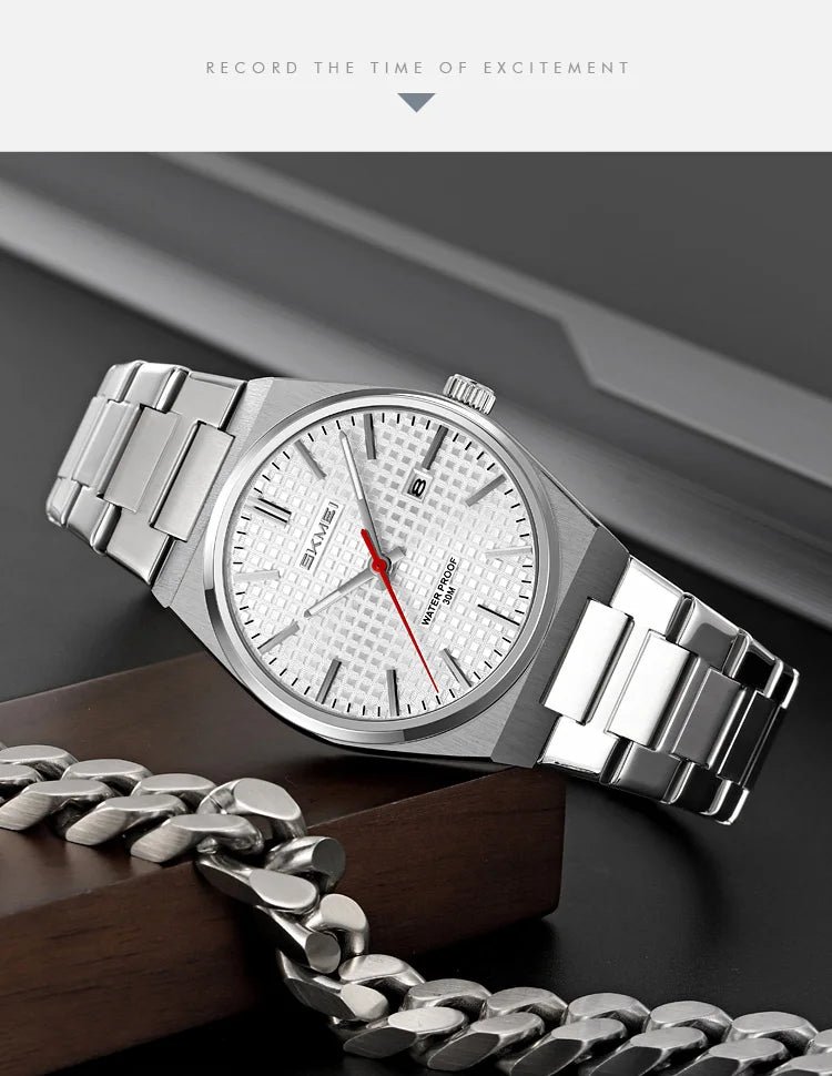 SKMEI 9396 New Casual Simple Quartz Watch Men's Watch Luxury Business Waterproof Calendar Night Light Watch relógios masculino
