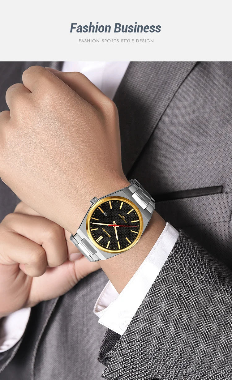 SKMEI 9396 New Casual Simple Quartz Watch Men's Watch Luxury Business Waterproof Calendar Night Light Watch relógios masculino