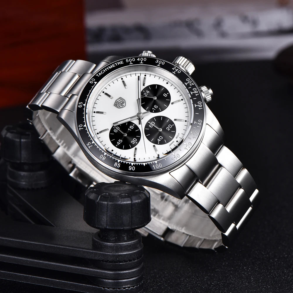 2026 New RollsTimi Mens Watches Luxury Quartz Chronograph Wrist Watch For Man Sapphire Mirror Waterproof Men Gift Clock Luminous
