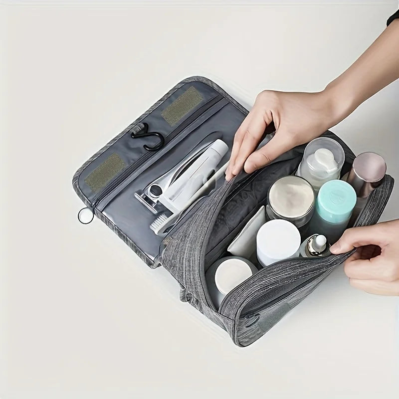 Oxford Fabric Men Business Portable Storage Bag Toiletries Organizer Women Cosmetic Bag Waterproof Hanging Travel Wash Pouch
