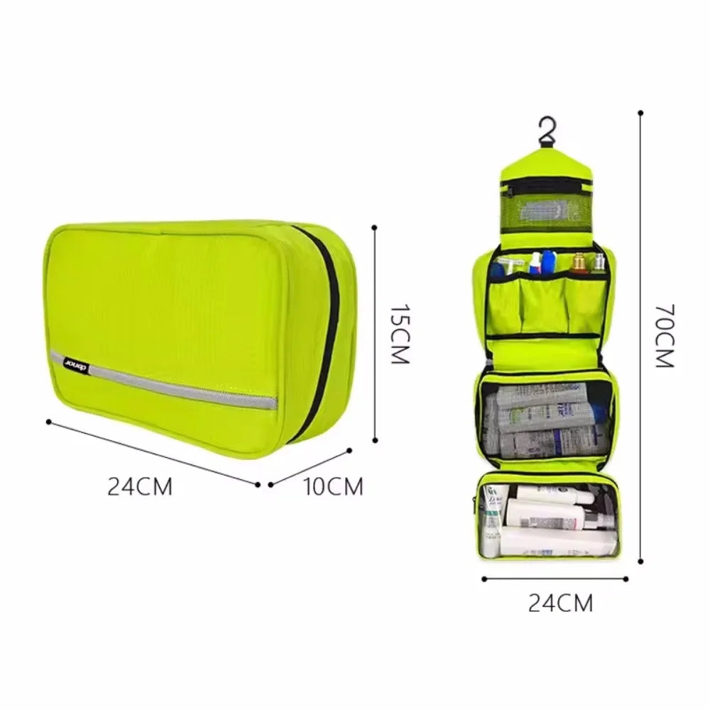 Hanging Men's Toiletry Bag Large Waterproof Cosmetic Bags Travel Organizer Lady Toiletries Makeup Toilet Foldable Bathroom Kit
