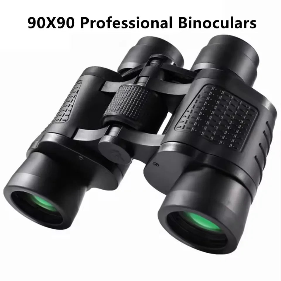 Professional Binoculars HD Portable Eyepieces 90X90 Long Distance Binoculars for Hunting Outdoor Camping Trips BAK4 Optics