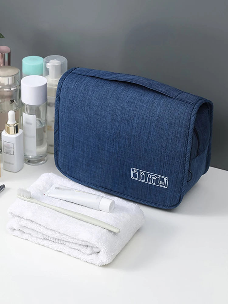 Oxford Fabric Men Business Portable Storage Bag Toiletries Organizer Women Cosmetic Bag Waterproof Hanging Travel Wash Pouch