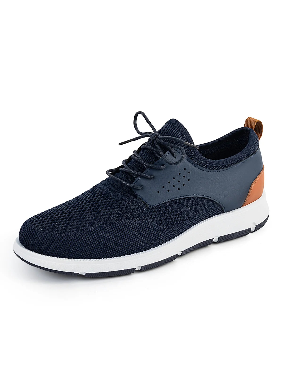 Men's Slip-On Breathable Knit Sneakers  Lightweight Athletic Training Shoes  Non-Slip Casual Walking Shoes for Gym & Daily Wear