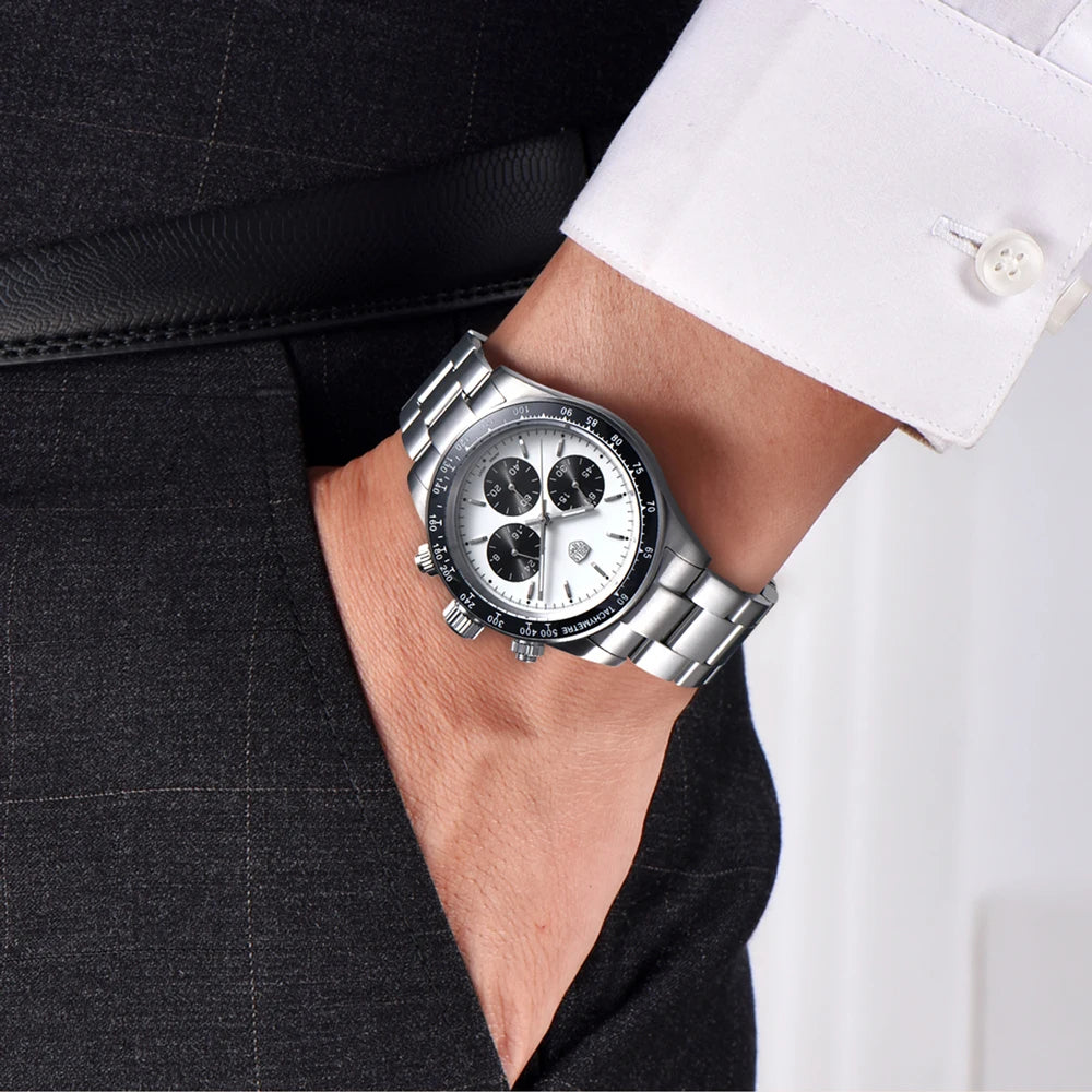 2026 New RollsTimi Mens Watches Luxury Quartz Chronograph Wrist Watch For Man Sapphire Mirror Waterproof Men Gift Clock Luminous
