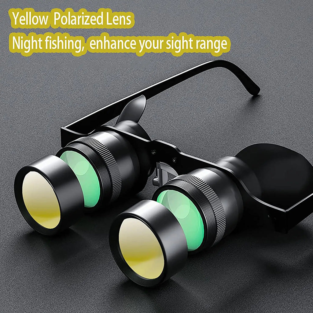 Fishing Binoculars for outdoor bird watching, fishing, sports, theater professional hands-free glasses HD portable telescope