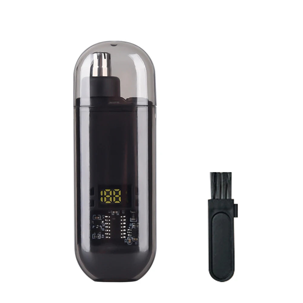 Nose Hair Trimmer Rechargeable Electric Nose Hair Remover Men Eyebrow Hair Shaving Razor Mini Pocket Portable Nose Hair Clipper