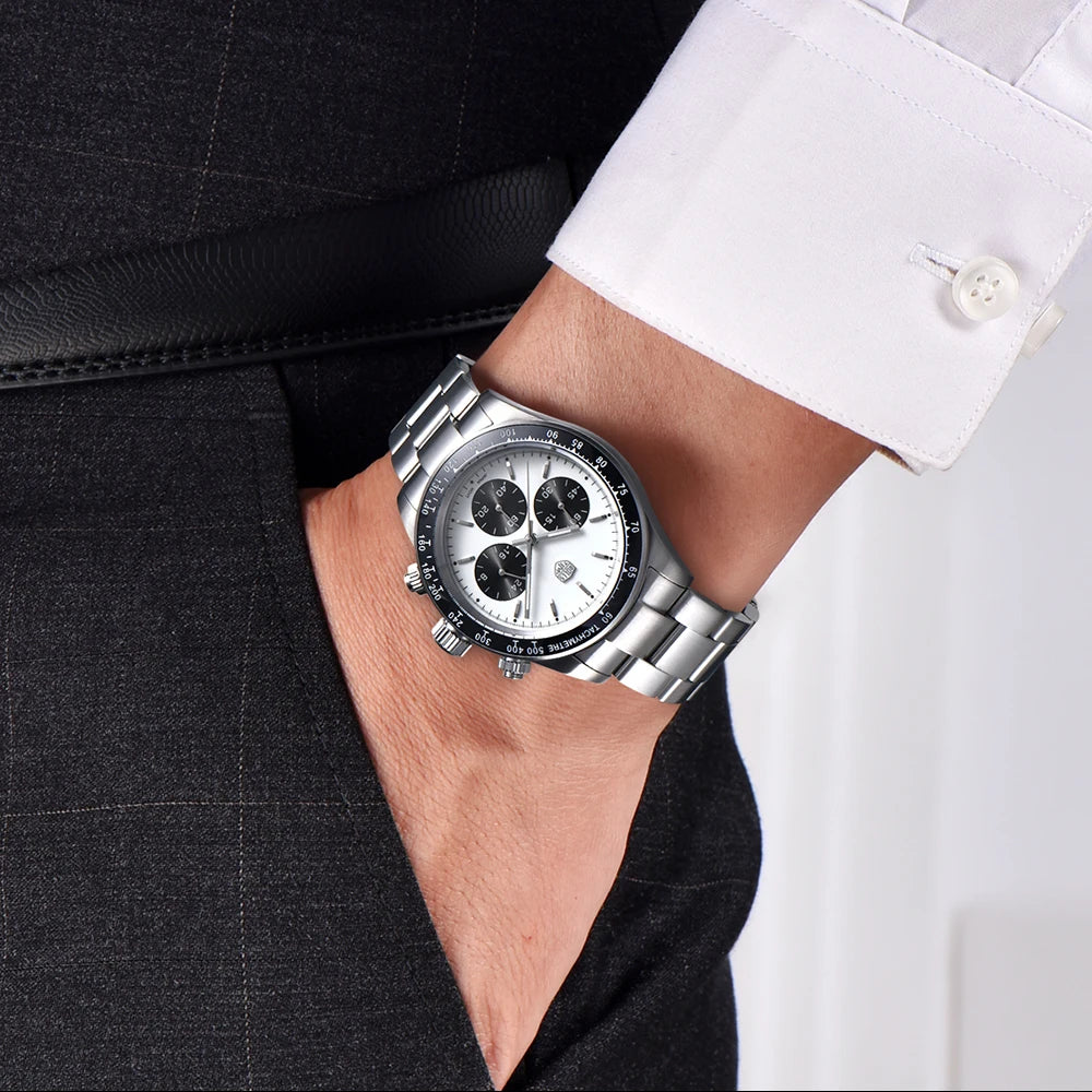 2026 New RollsTimi Mens Watches Luxury Quartz Chronograph Wrist Watch For Man Sapphire Mirror Waterproof Men Gift Clock Luminous