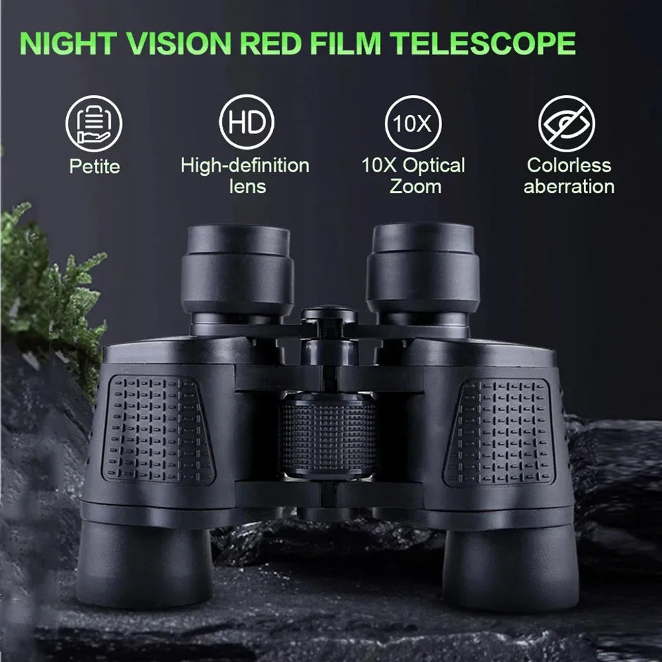 Professional Binoculars HD Portable Eyepieces 90X90 Long Distance Binoculars for Hunting Outdoor Camping Trips BAK4 Optics