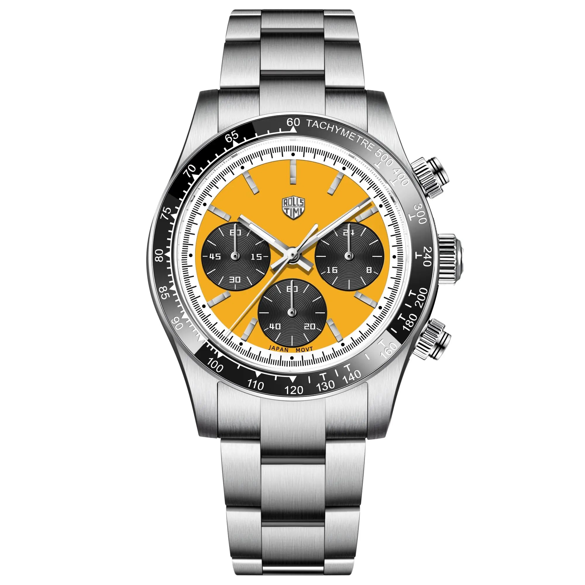 2026 New RollsTimi Mens Watches Luxury Quartz Chronograph Wrist Watch For Man Sapphire Mirror Waterproof Men Gift Clock Luminous