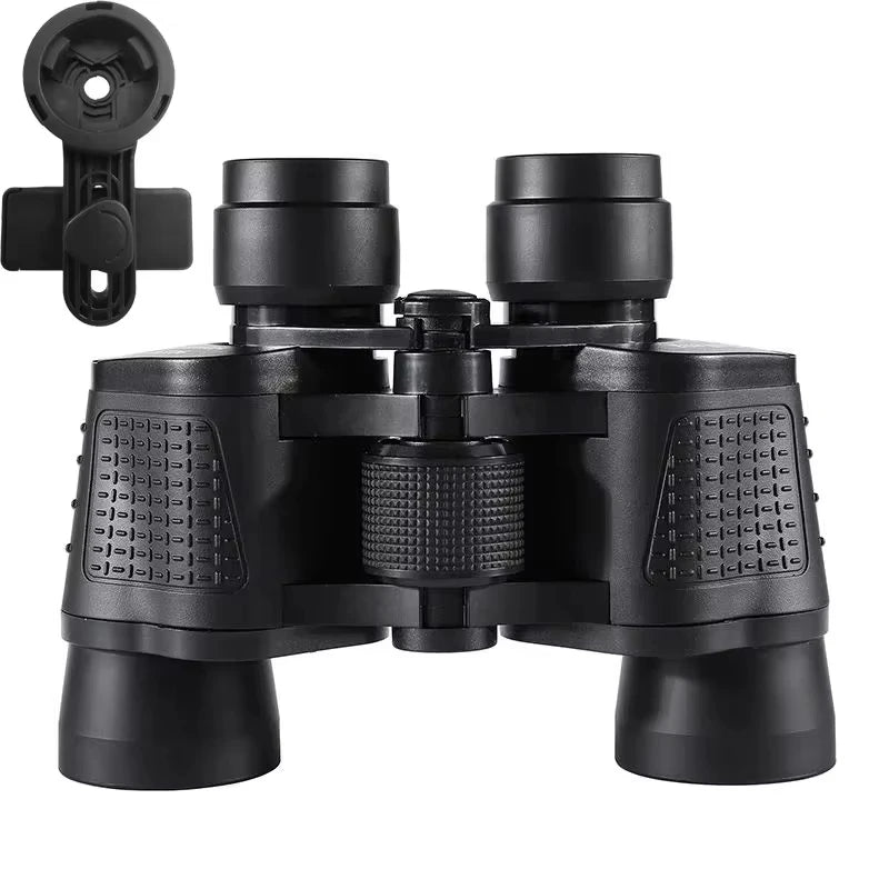 HD Portable Binoculars Professional 80X80 High Magnification Binoculars for Hunting Outdoor Camping Hiking Trips Lightweight