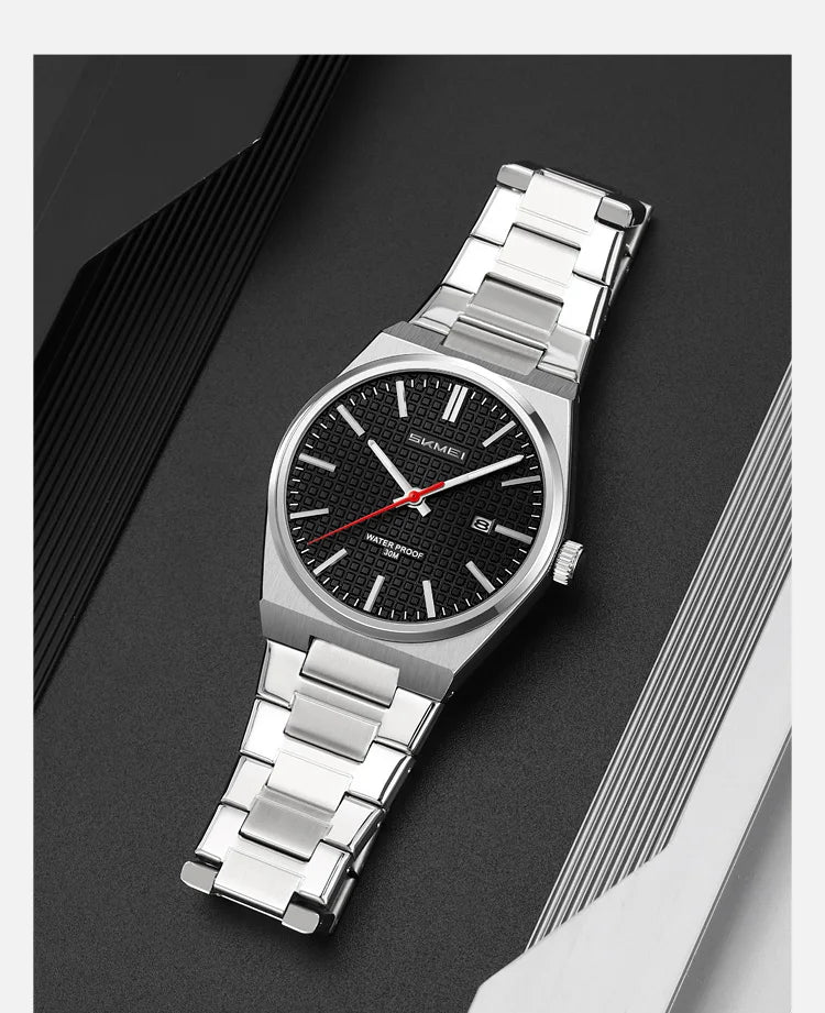 SKMEI 9396 New Casual Simple Quartz Watch Men's Watch Luxury Business Waterproof Calendar Night Light Watch relógios masculino