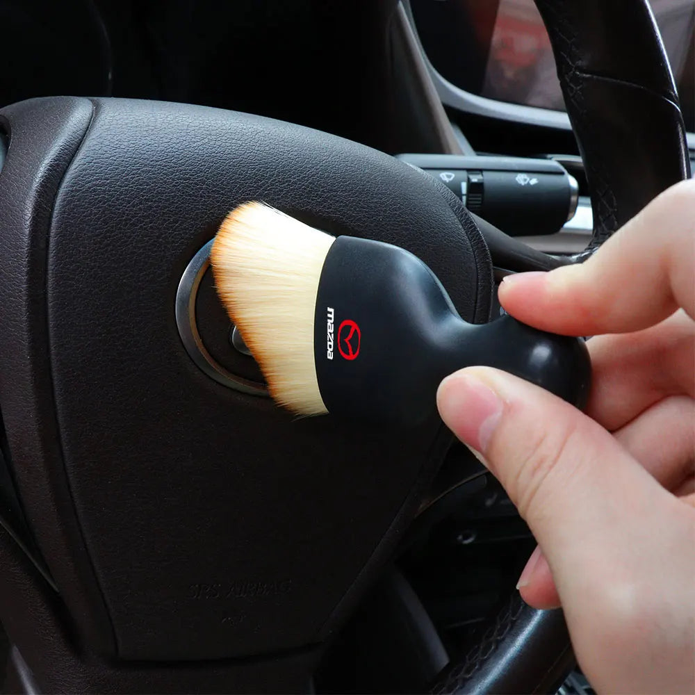 Car Interior Cleaning Brush Center Console Grille Cleaner Tool Air Outlet Dust Brush For Mazda MS 3 CX-8 Axela Atenza Demio CX-5
