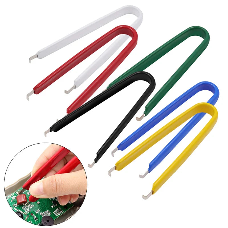 Simple U Type Tweezers Integrated Block Puller IC Chip Extractor Electronic Component Extractor Precision Maintenance Tool